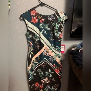 Vince Camuto colorful floral dress